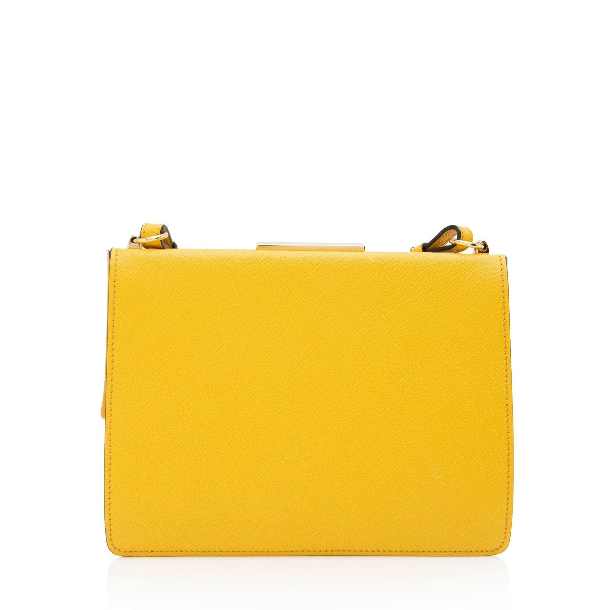 Prada Light Frame Crossbody Shf Jrbvni Saffiano Crossbody Bag