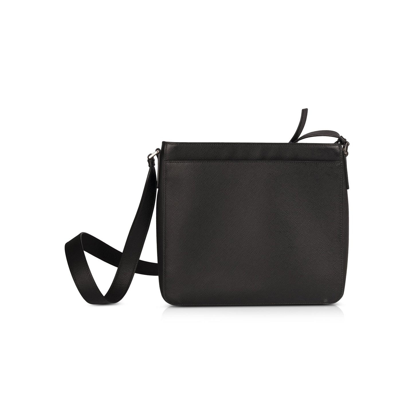 Prada Saffiano Messenger Bag Leather Travel Bag