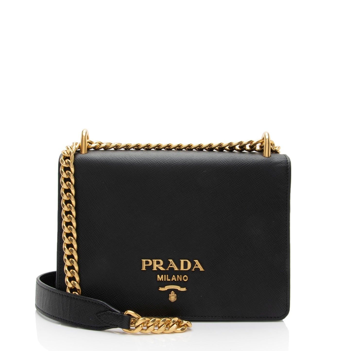 Prada Shoulder Bag Leather Saffiano Mini