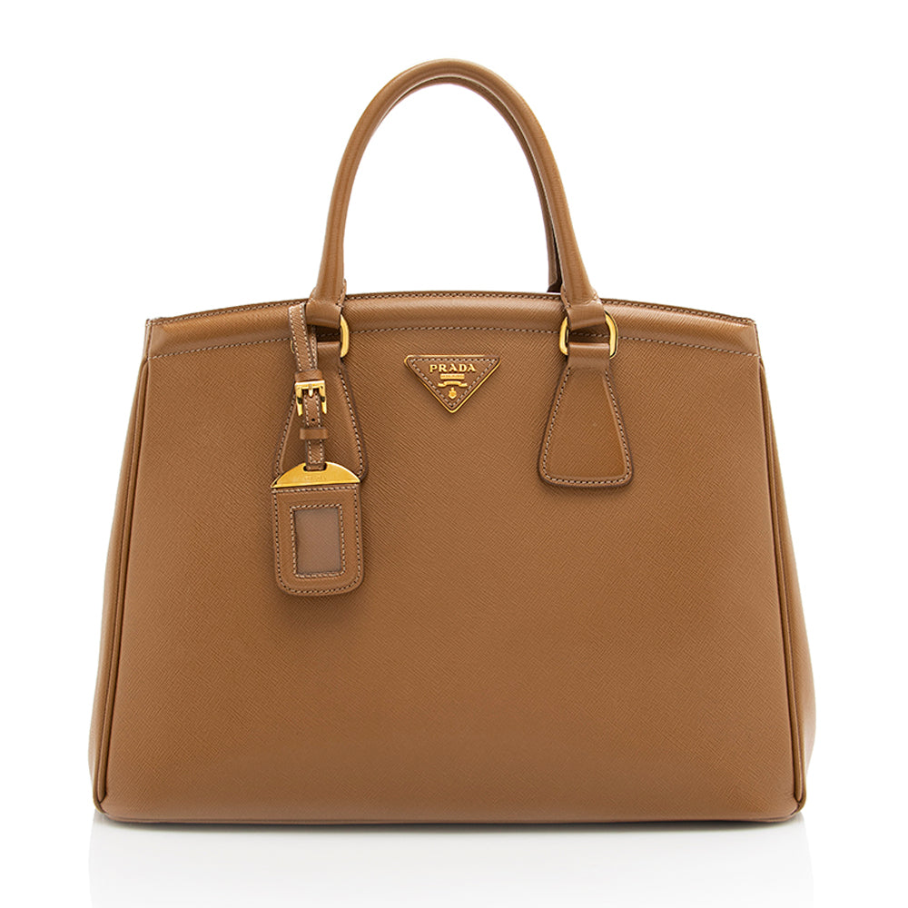 Prada Parabole Tote Shf Leather Saffiano Tote Bag