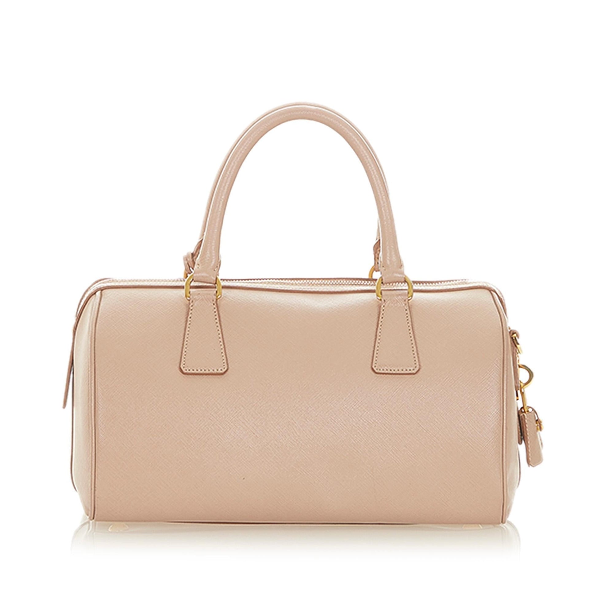 Prada Satchel Shg Leather Saffiano Satchel Bag