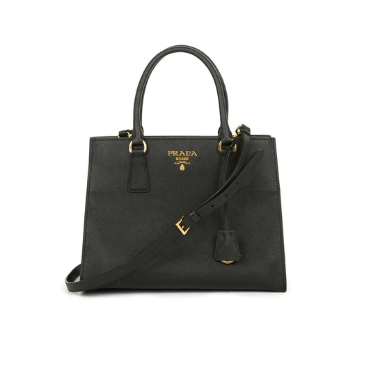 Prada Saffiano Tote Handbag Leather Tote Bag