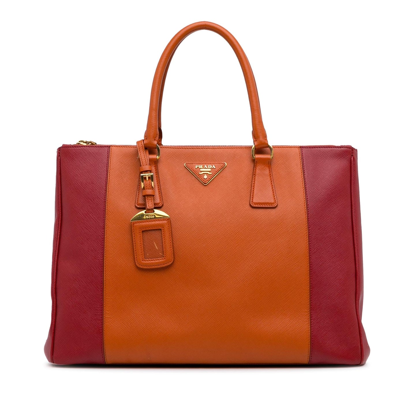Prada Lux Bicolor Galleria Shg Iwndkh Satchel Bag Saffiano