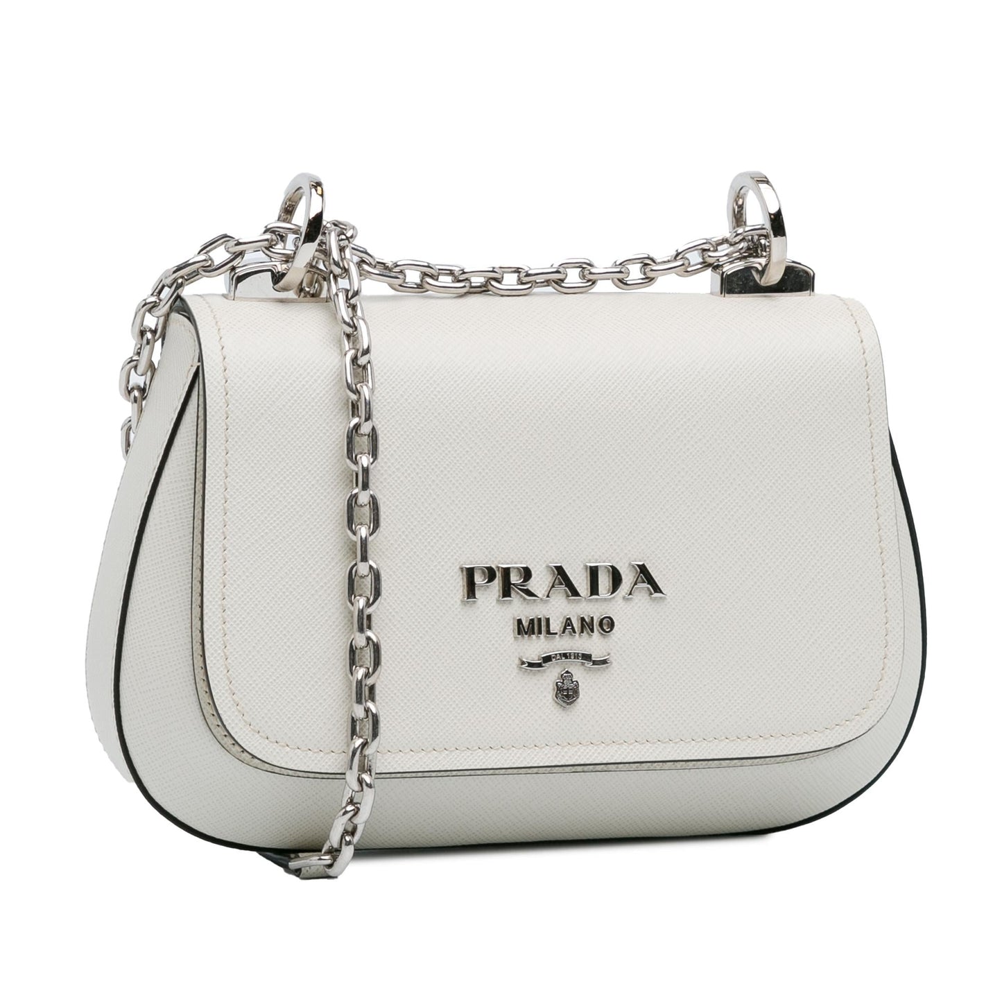 Prada Lux Crossbody Shg D27J57 Saffiano Chain Crossbody Bag