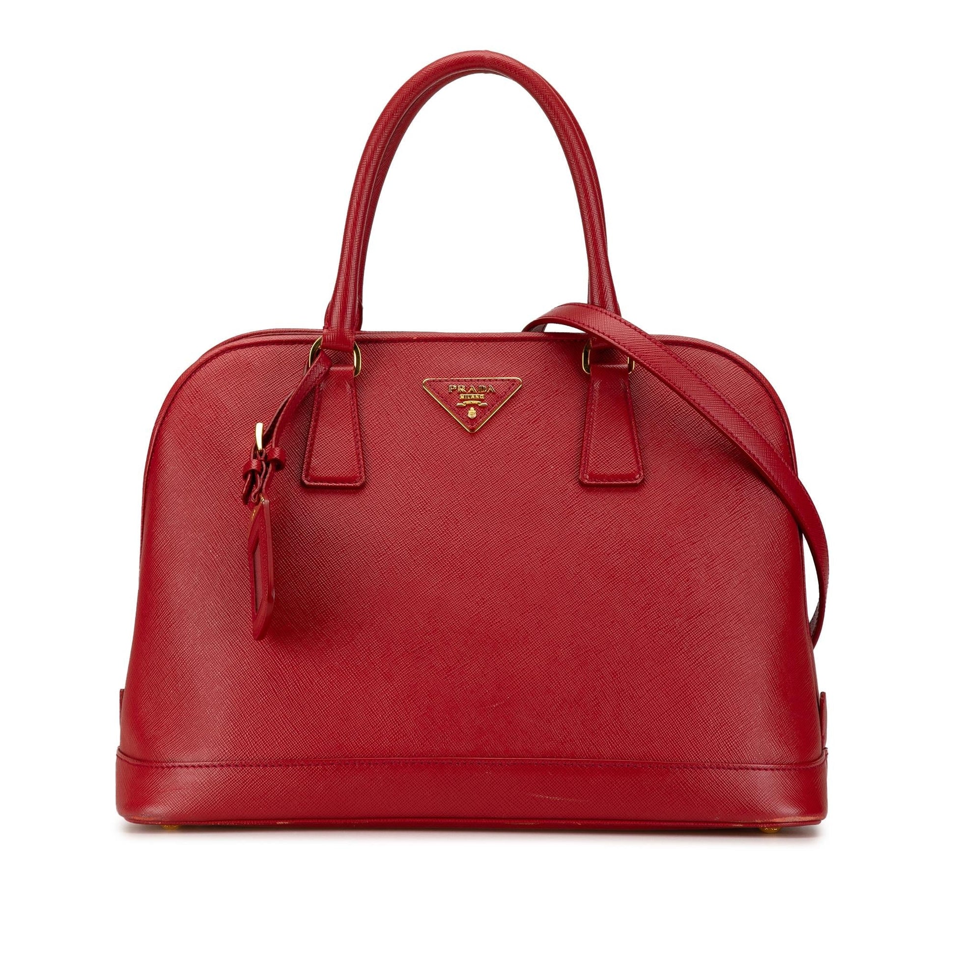 Prada Lux Dome Bag Shg Lepweo Saffiano Satchel Bag