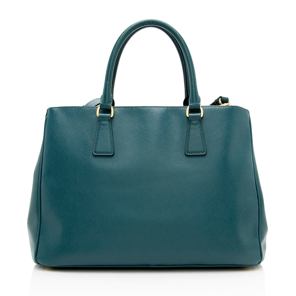 Prada Lux Double Tote Shf Saffiano Medium Zip Tote Bag Tote Shf 13593