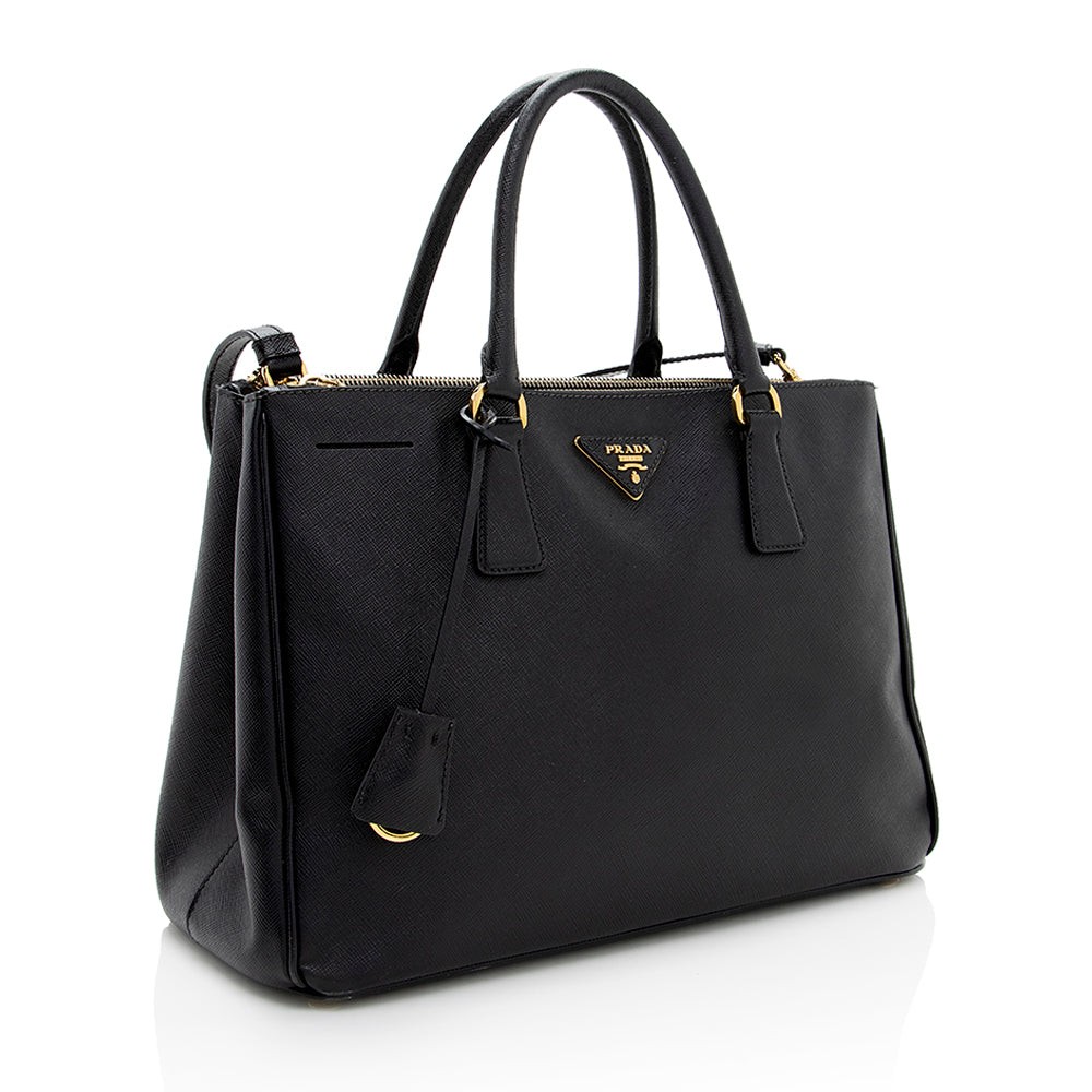 Prada Lux Double Tote Shf Saffiano Medium Zip Tote Bag Tote Shf 18148