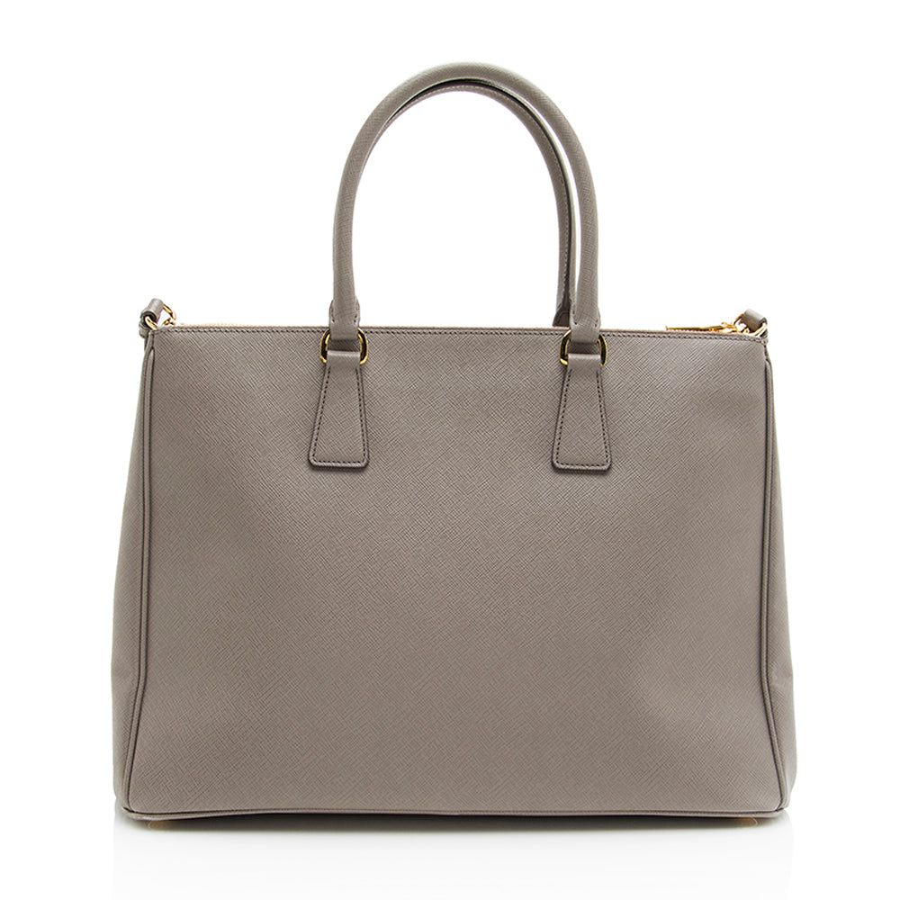 Prada Lux Double Tote Shf Saffiano Medium Zip Tote Bag Tote Shf 19354