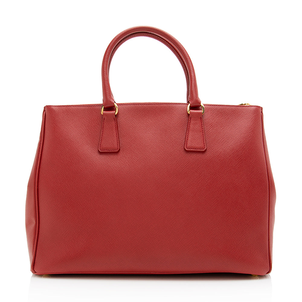 Prada Lux Double Tote Shf Saffiano Medium Zip Tote Bag Tote Shf 19790