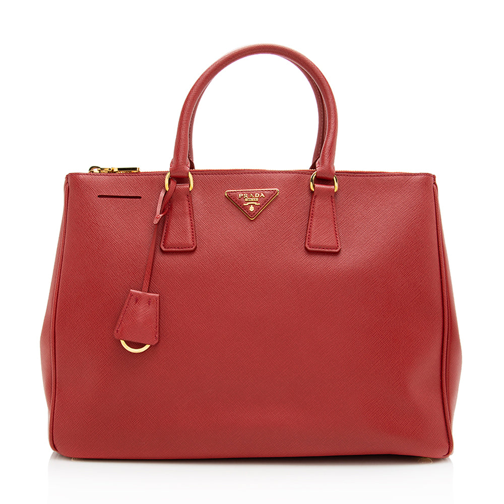 Prada Lux Double Tote Shf Saffiano Medium Zip Tote Bag Tote Shf 19790