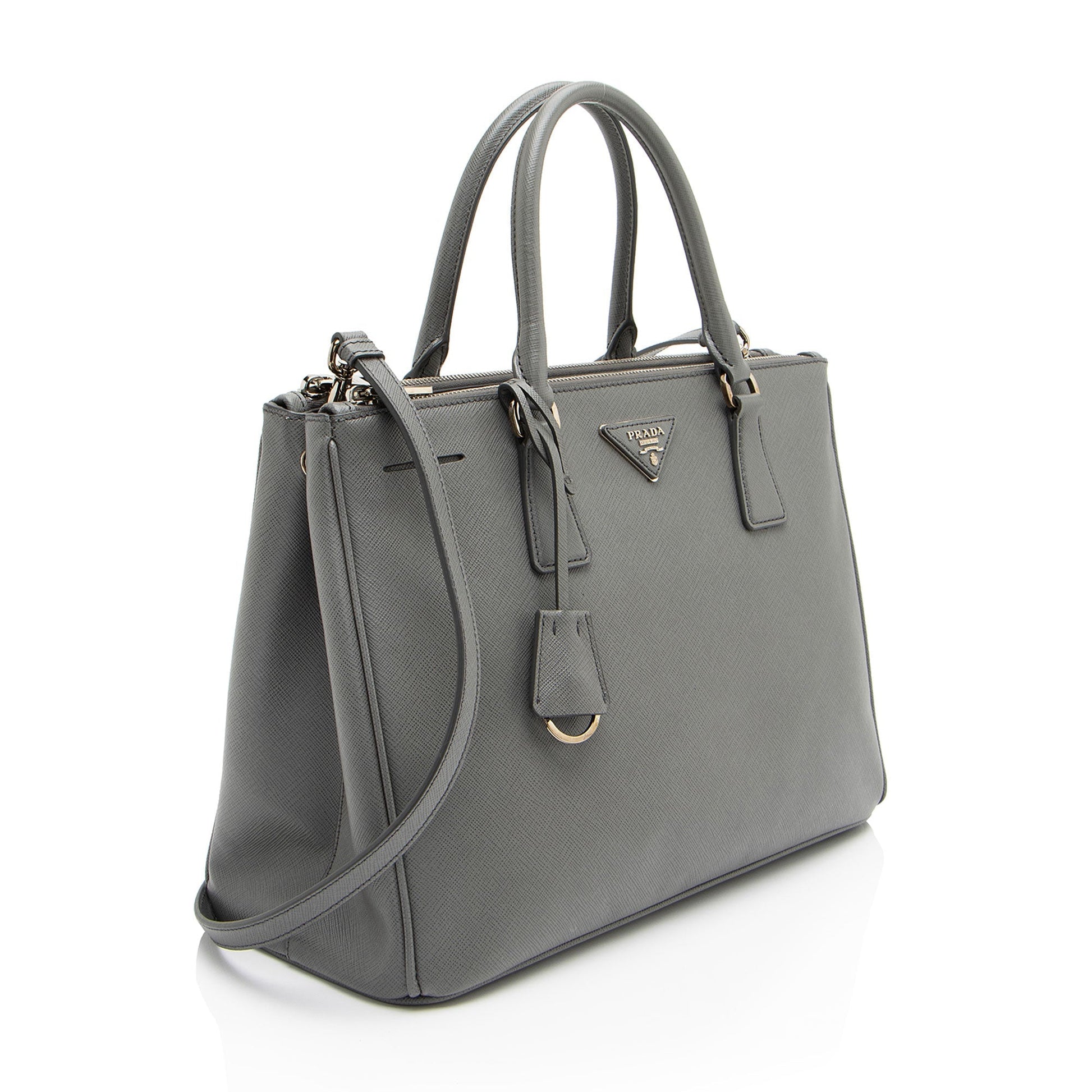 Prada Lux Double Tote Saffiano Medium Zip Tote Bag Medium Tote 4