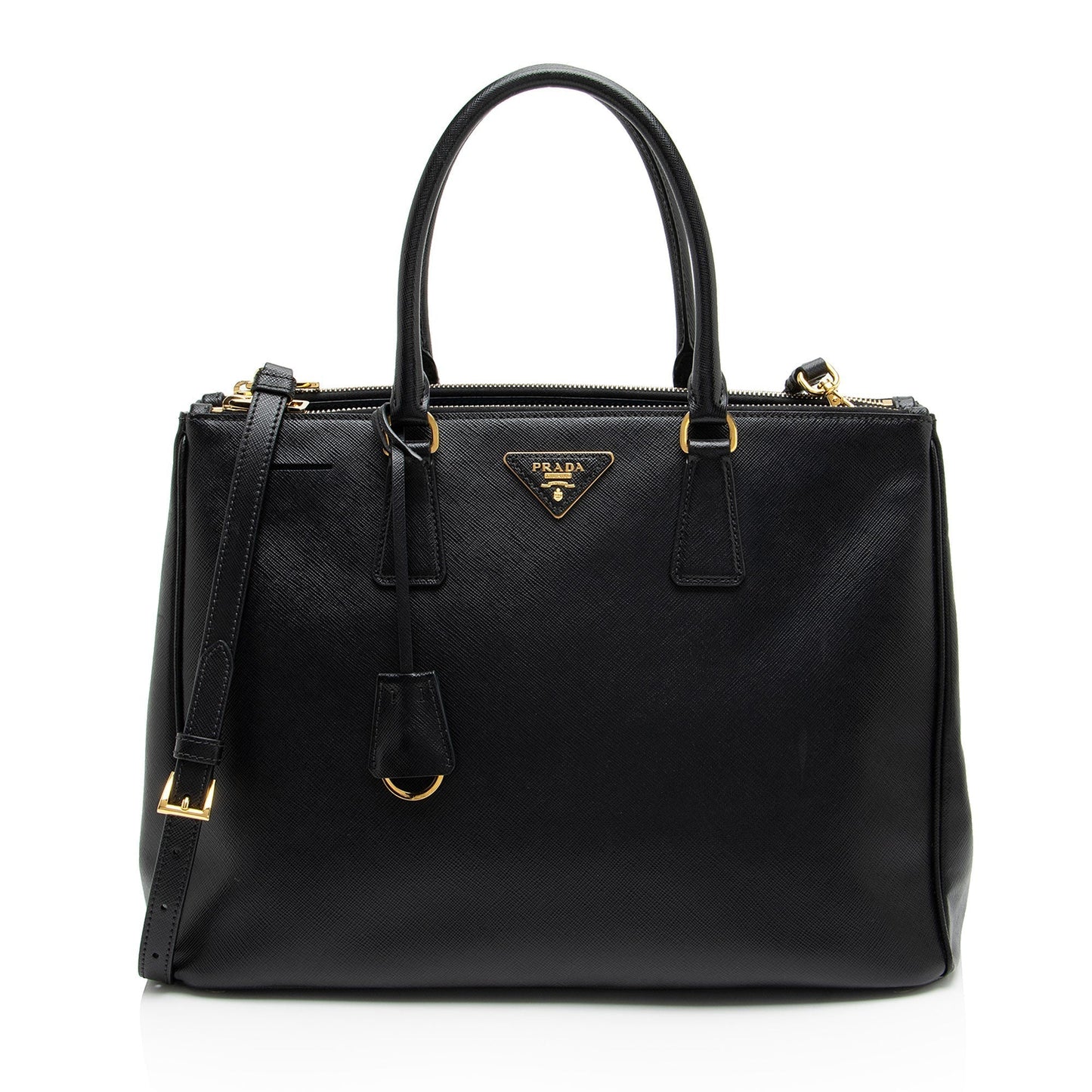 Prada Lux Double Tote Saffiano Medium Zip Tote Bag Medium Tote 6
