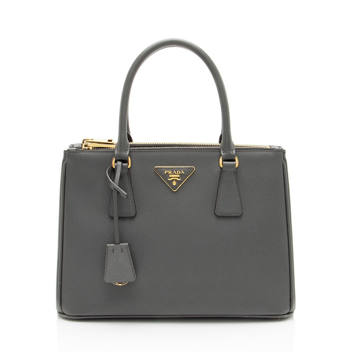 Prada Lux Double Tote Saffiano Medium Zip Tote Bag Medium Tote 8