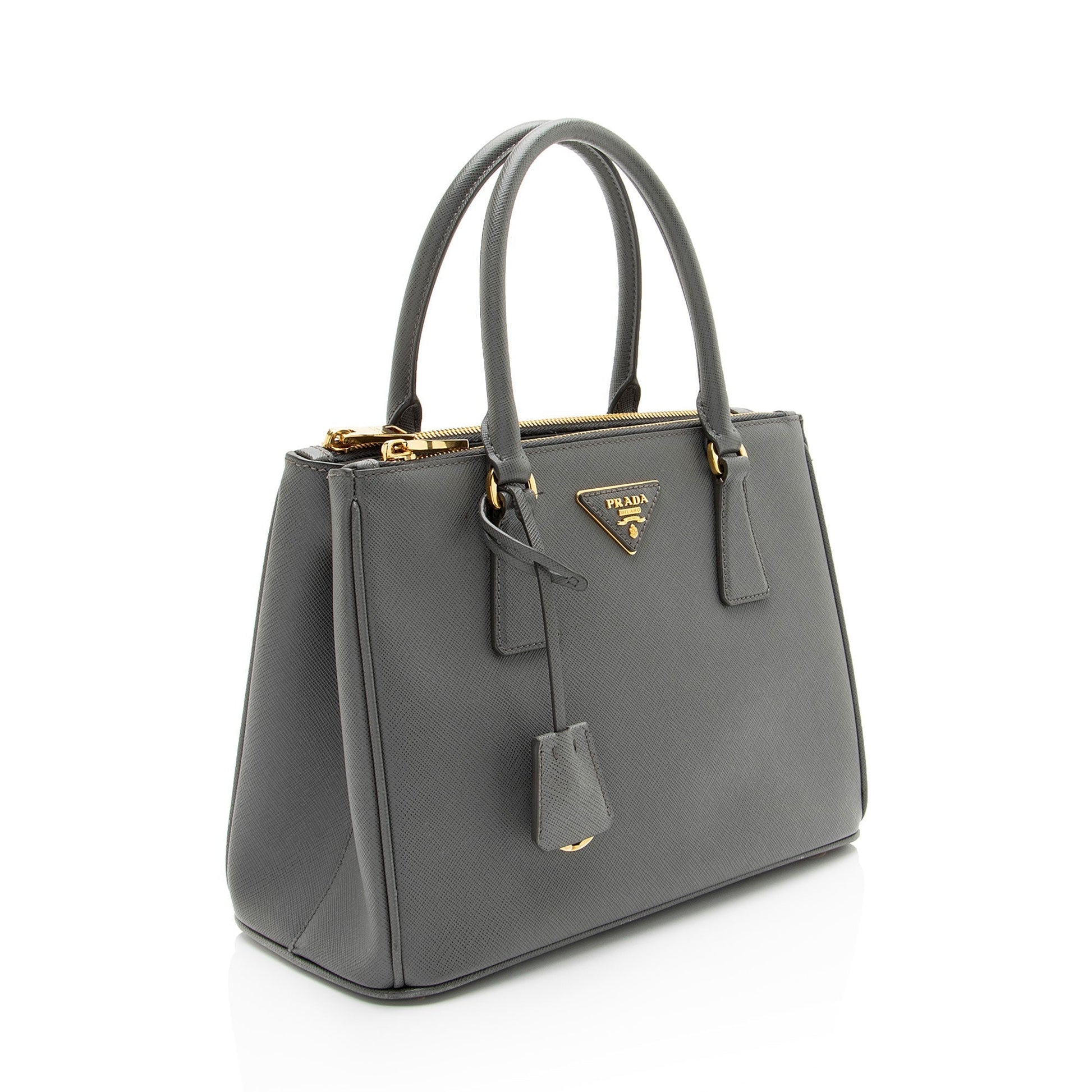 Prada Lux Double Tote Saffiano Medium Zip Tote Bag Medium Tote 8