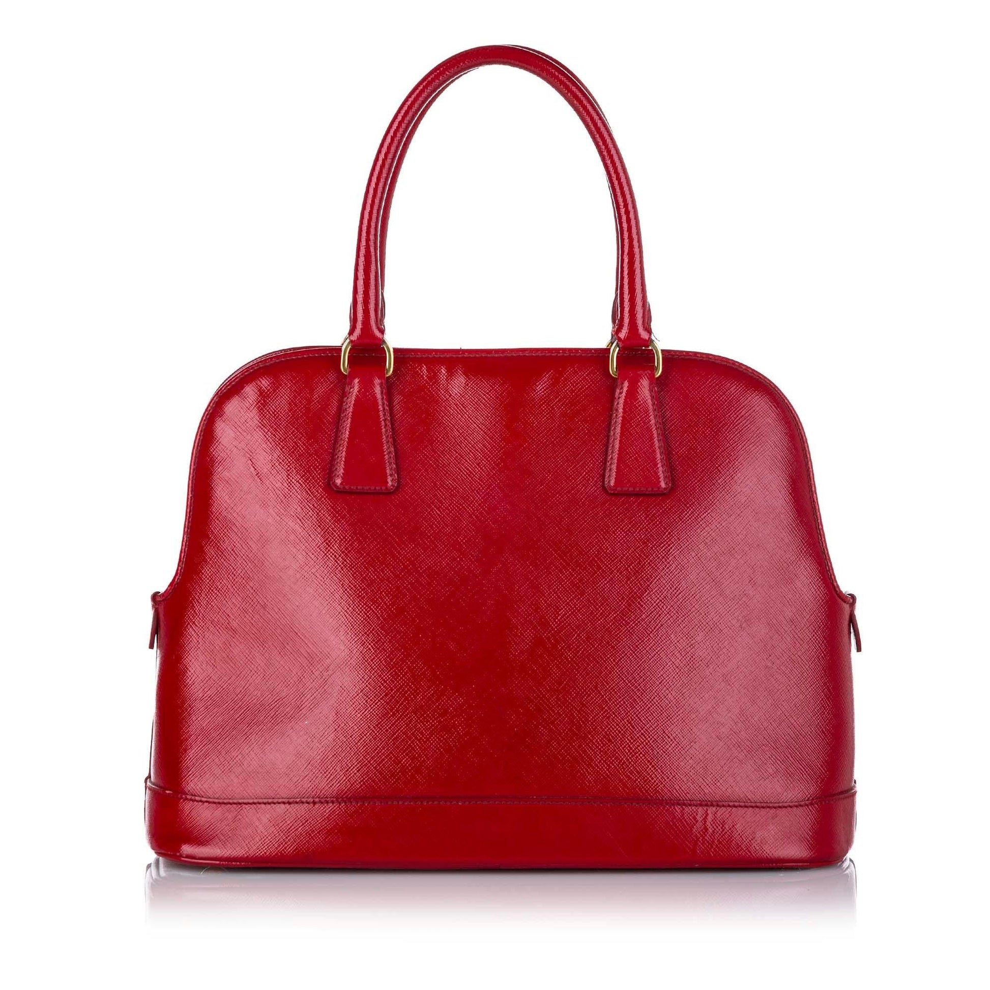 Prada Lux Handbag Shg Saffiano Satchel Bag
