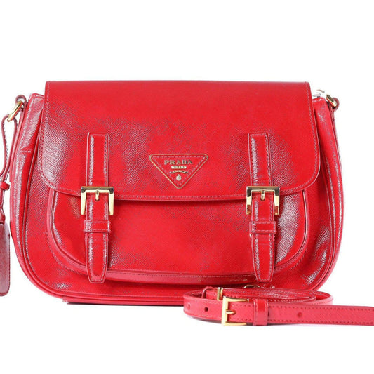 Prada Saffiano Lux Messenger Bag Travel Bag