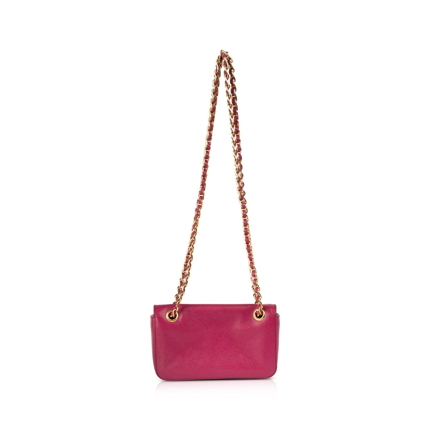 Prada Saffiano Lux Bag Mini Flap Travel Bag