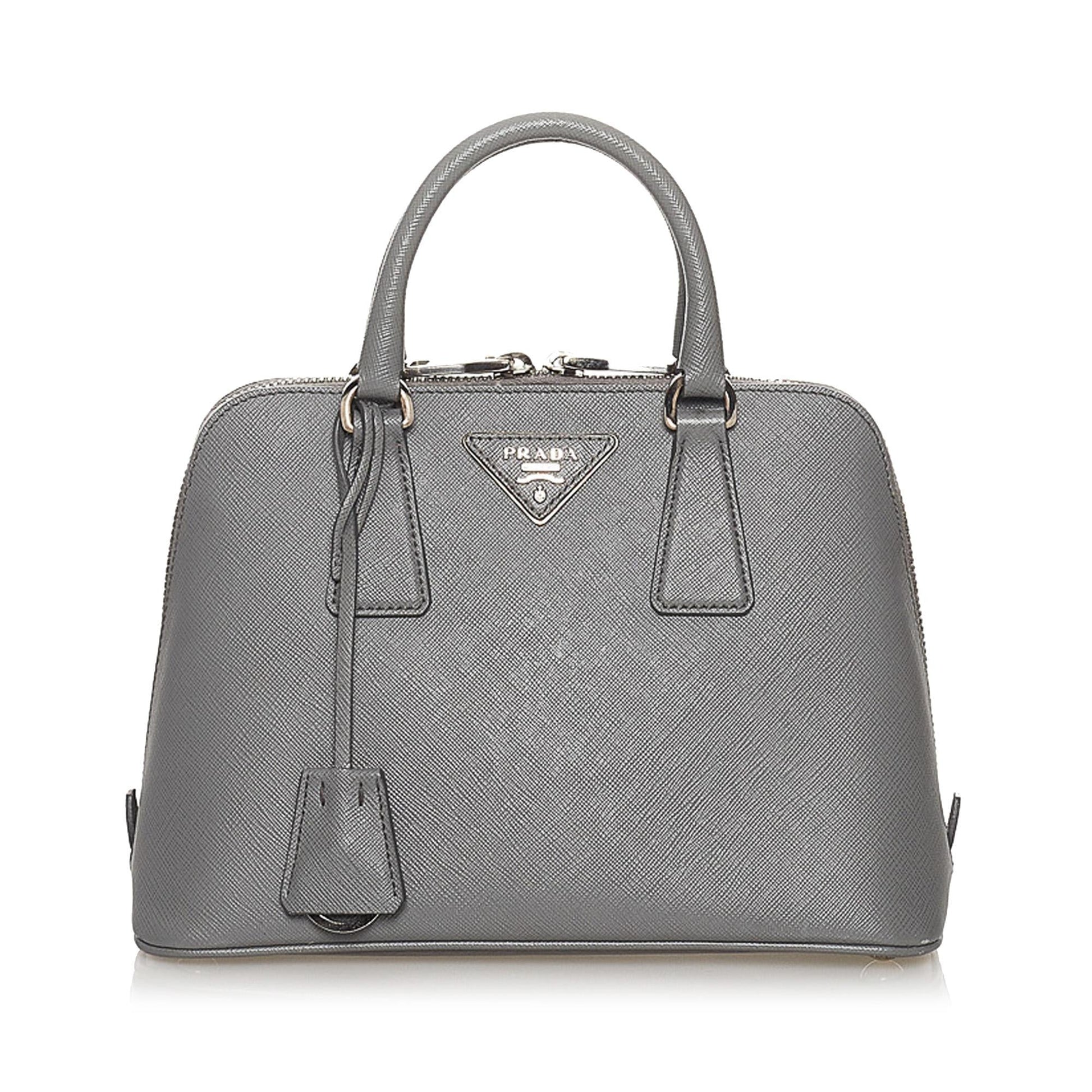 Prada Lux Promenade Handbag Shg Saffiano Satchel Bag