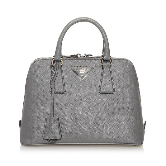 Prada Lux Promenade Handbag Shg Saffiano Satchel Bag