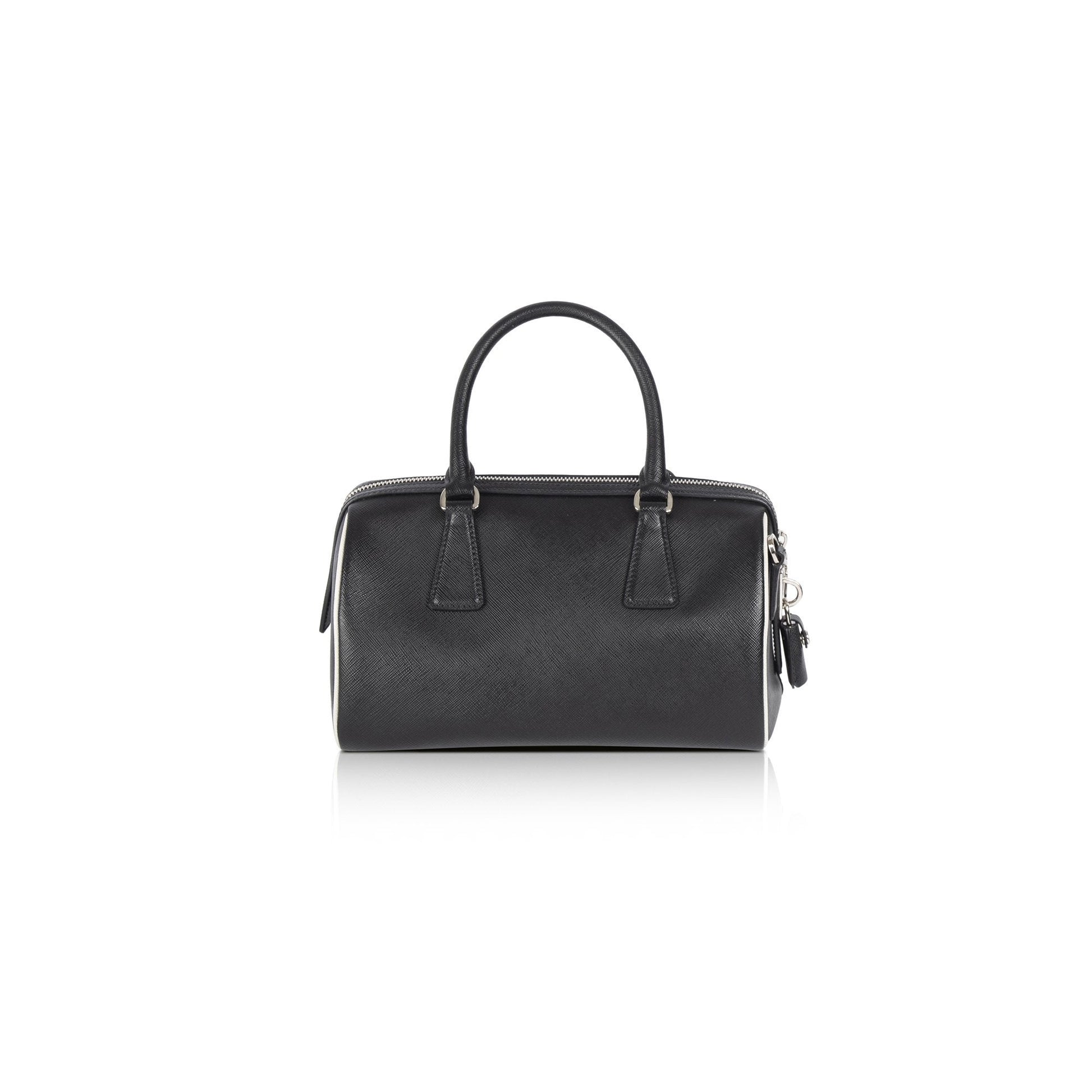 Prada Saffiano Top Handle Bag Mini Travel Bag