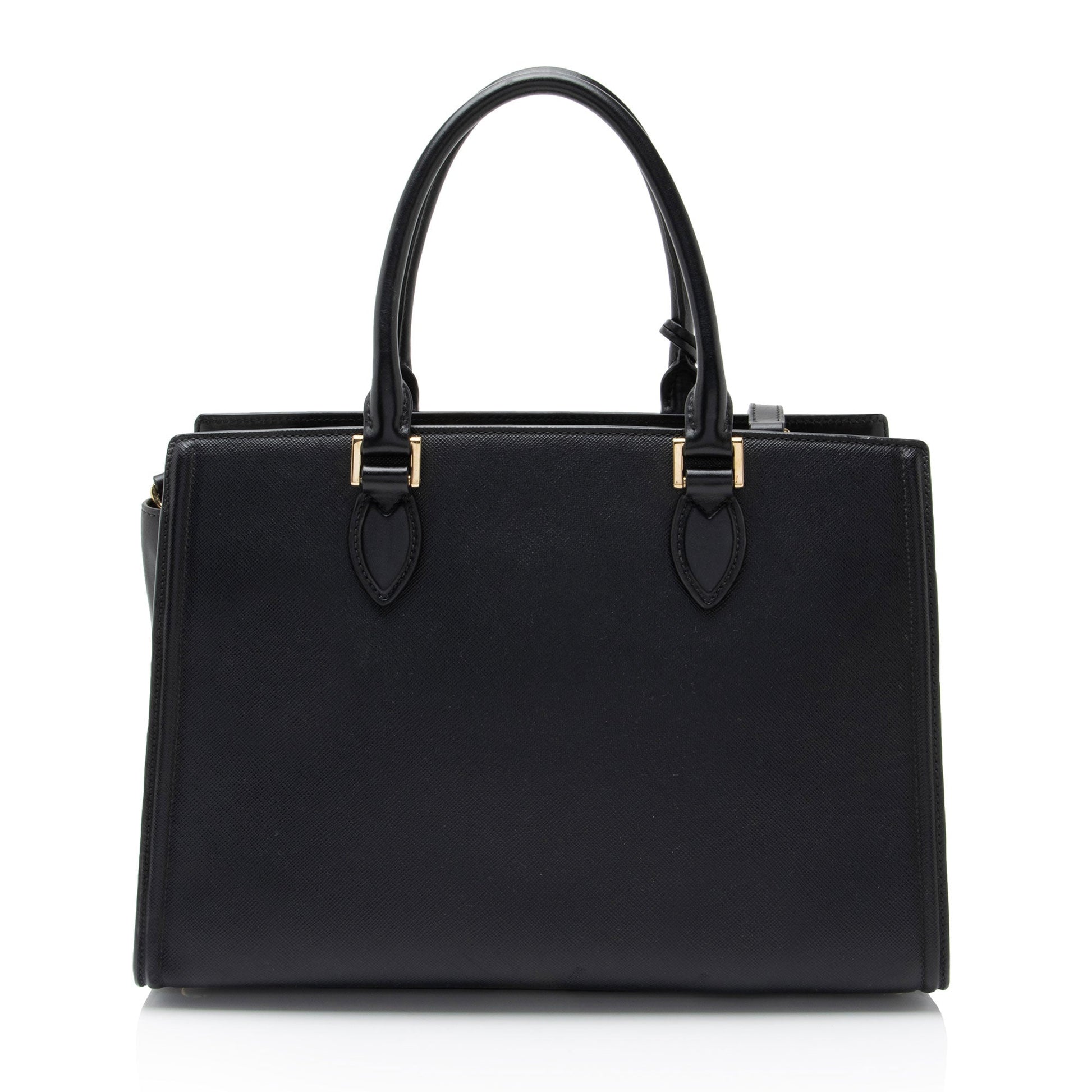 Prada Open Satchel Saffiano Satchel Bag