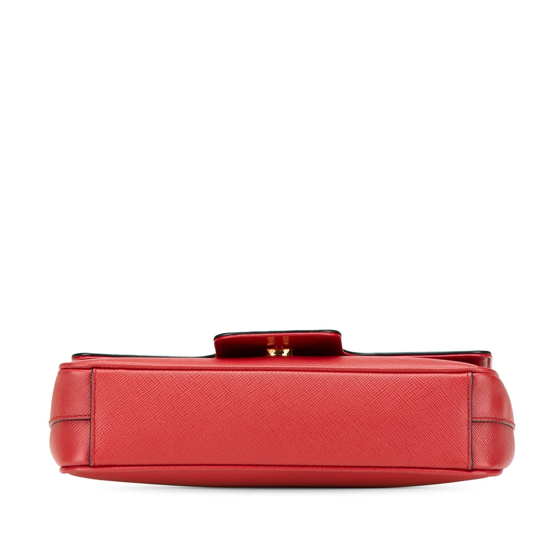 Prada Pattina Crossbody Saffiano Chain Crossbody Bag