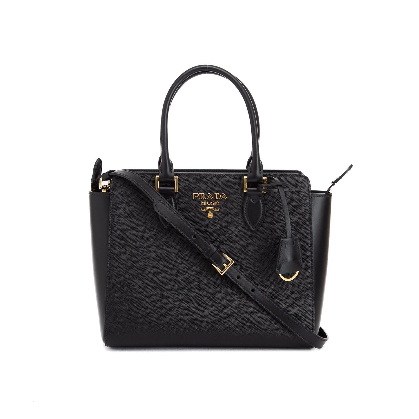 Prada Saffiano Soft Calf Tote Handbag Leather Tote Bag