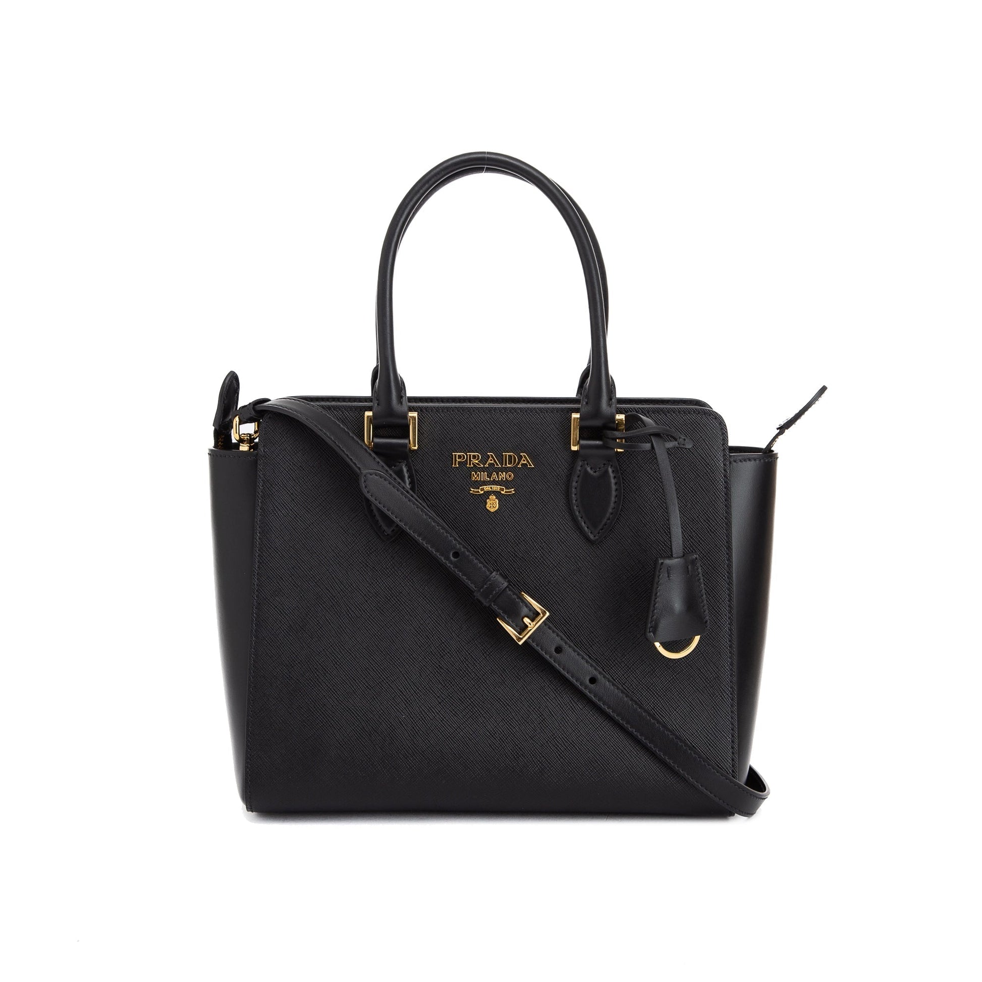 Prada Saffiano Soft Calf Tote Handbag Leather Tote Bag