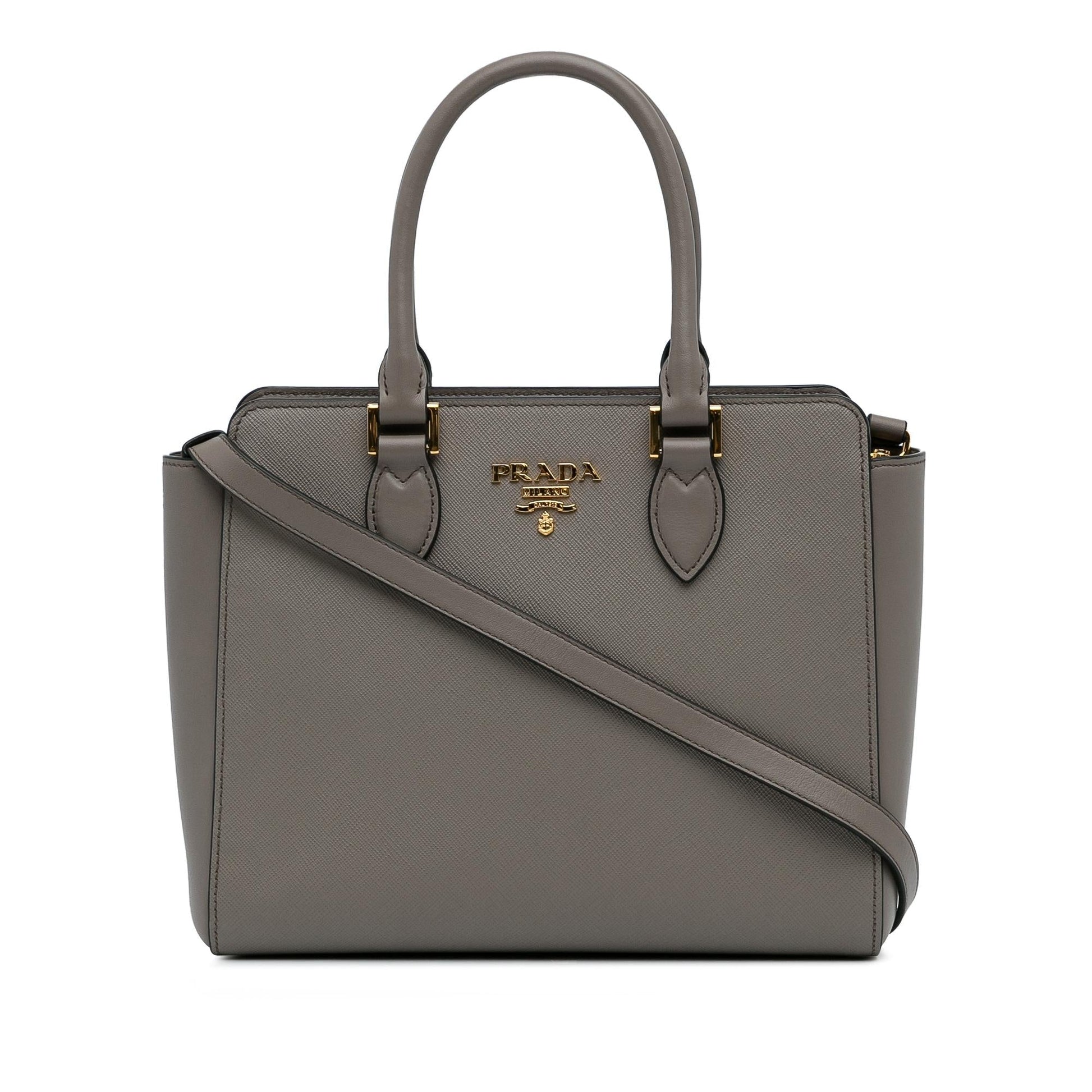 Prada Soft Satchel Shg Sp1Fas Saffiano Satchel Bag