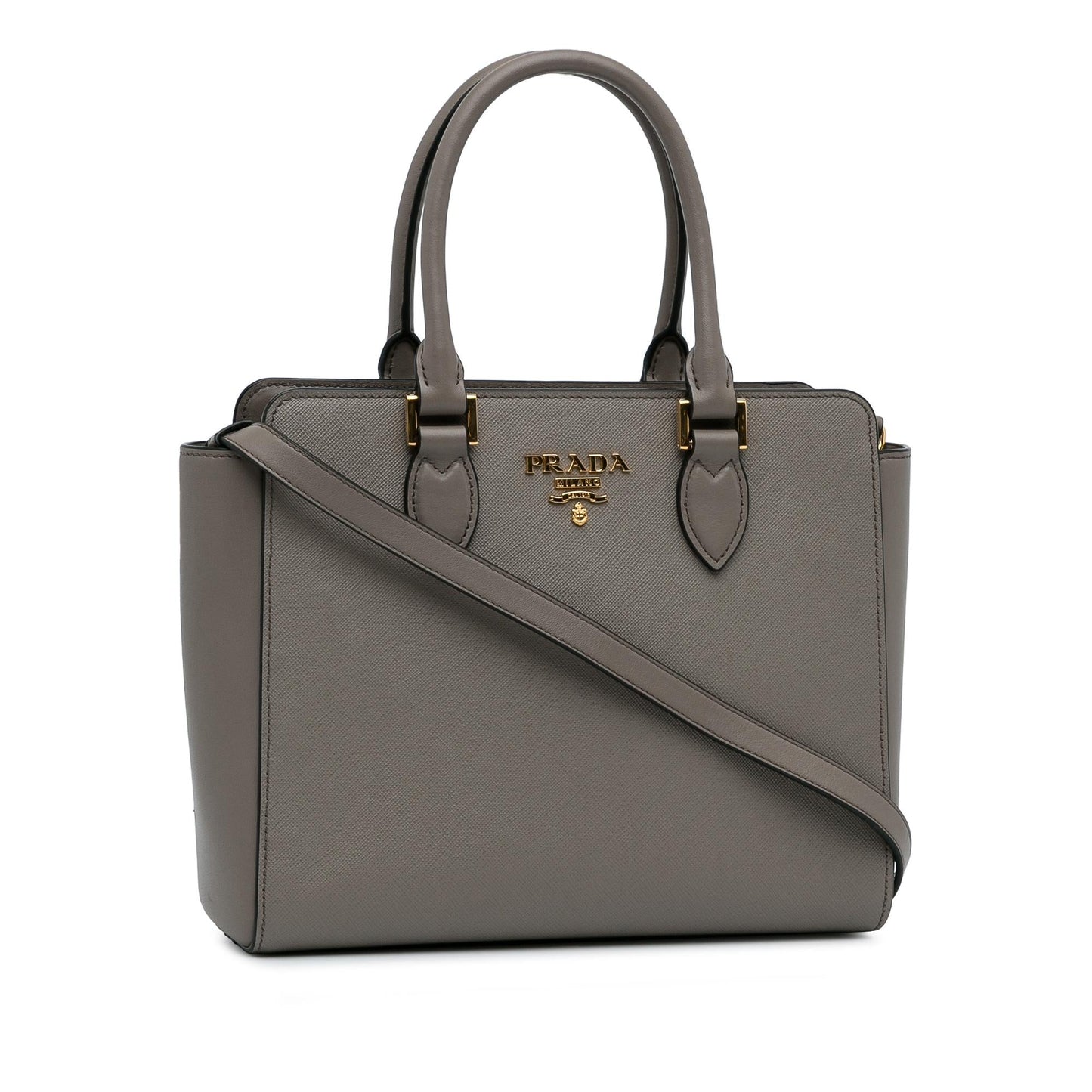Prada Soft Satchel Shg Sp1Fas Saffiano Satchel Bag