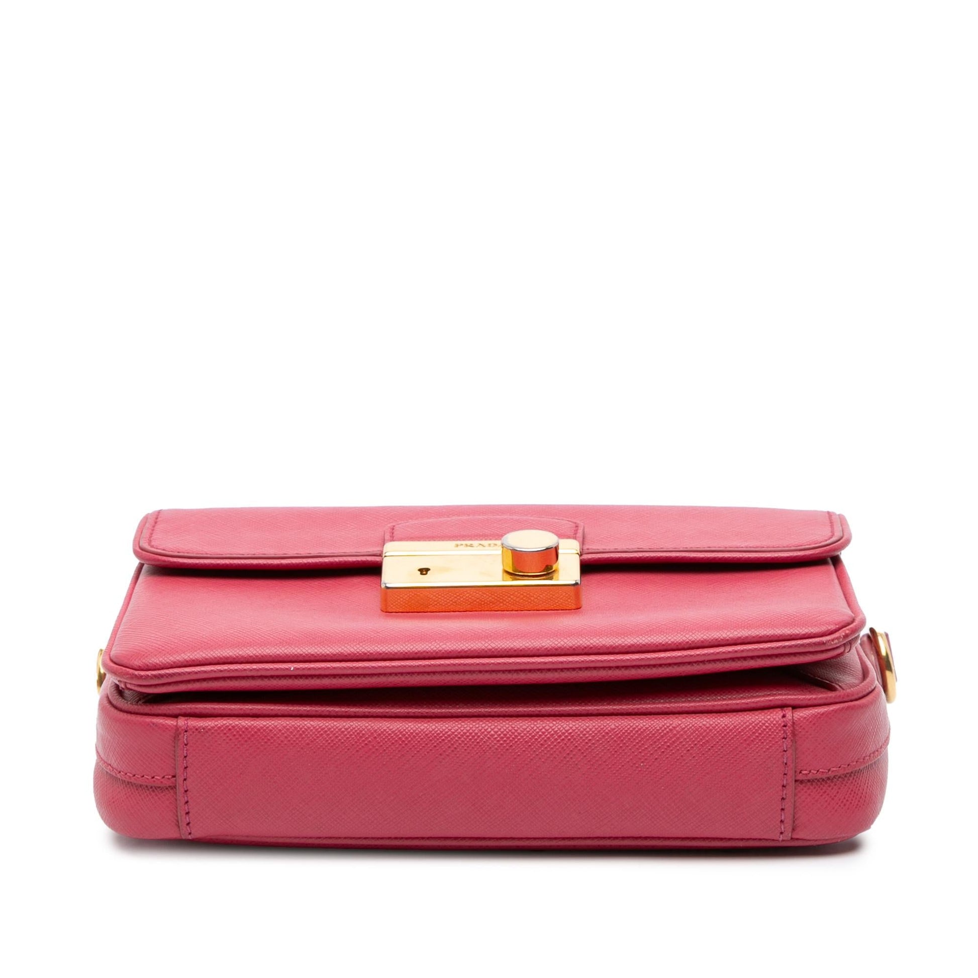 Prada Sound Lock Satchel Saffiano Satchel Bag Lock Satchel 1