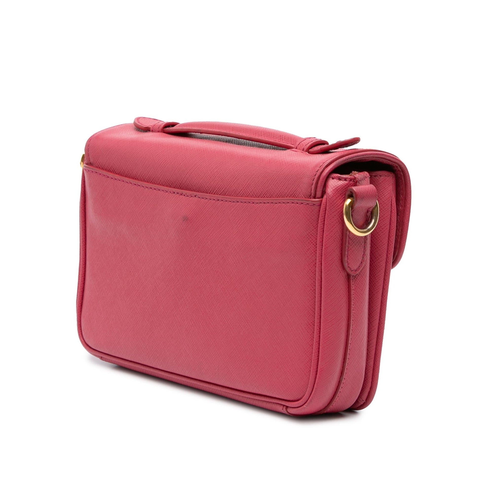 Prada Sound Lock Satchel Saffiano Satchel Bag Lock Satchel 1