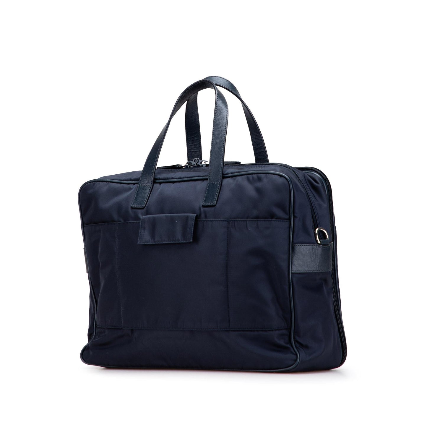 Prada Trimmed Tessuto Business Bag Saffiano Tote Bag