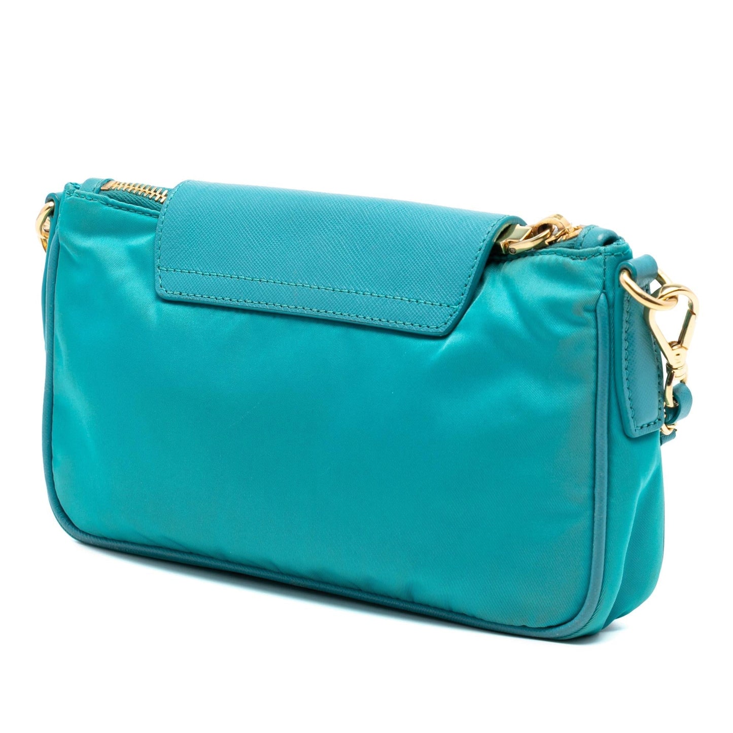 Prada Trimmed Tessuto Crossbody Saffiano Chain Crossbody Bag Chain Crossbody 1