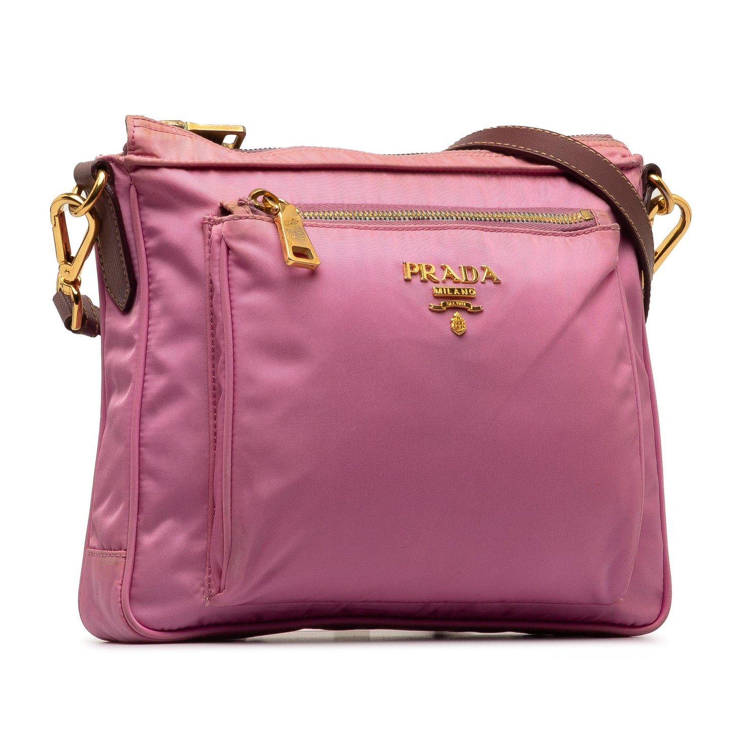 Prada Trimmed Tessuto Crossbody Shg Bzu4Ij Saffiano Crossbody Bag