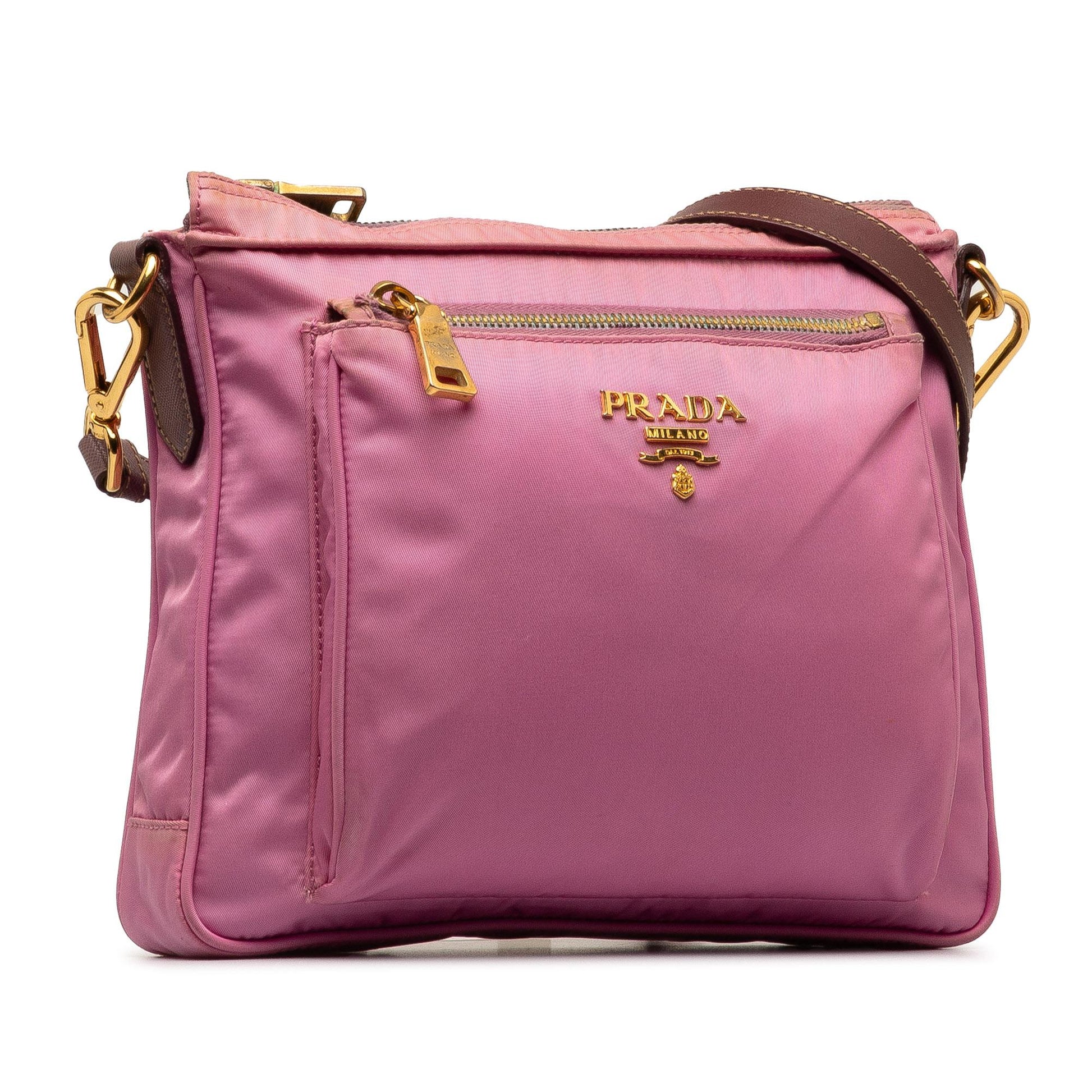 Prada Trimmed Tessuto Crossbody Shg Bzu4Ij Saffiano Crossbody Bag