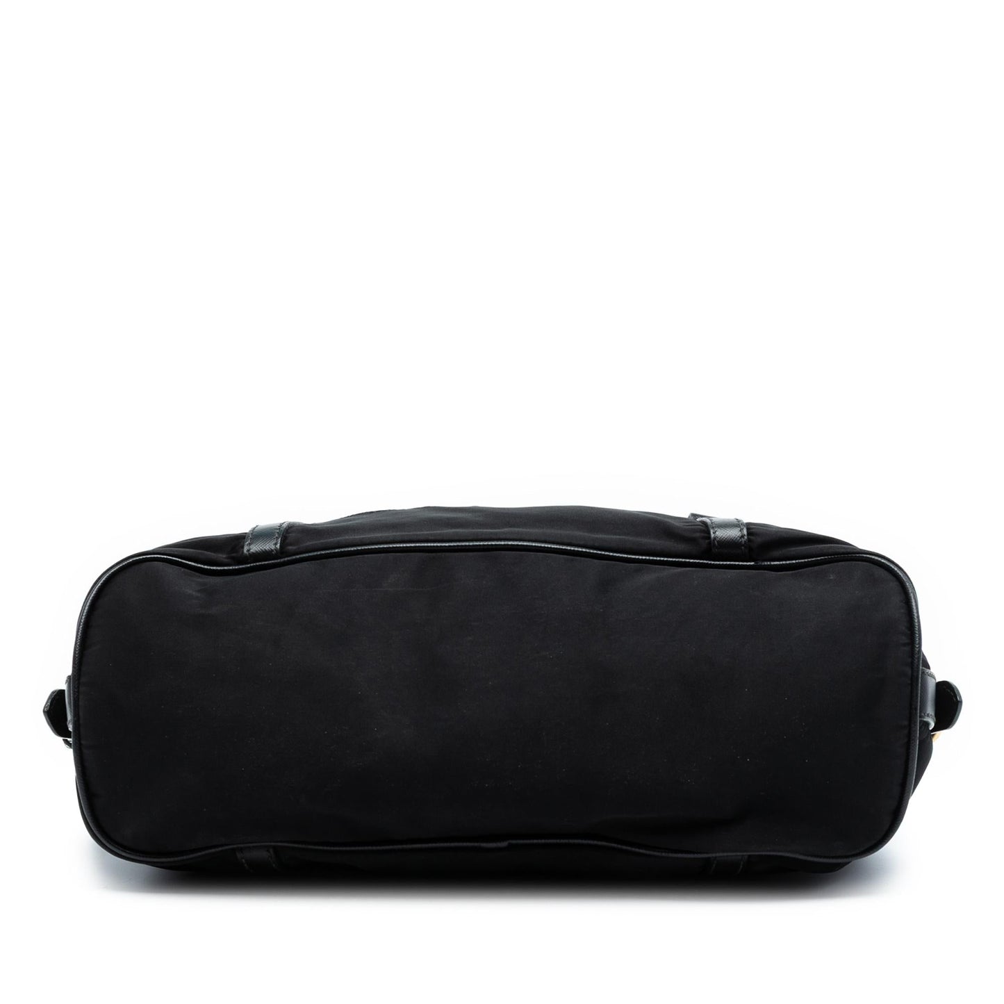 Prada Trimmed Tessuto Satchel Saffiano Logo Satchel Bag