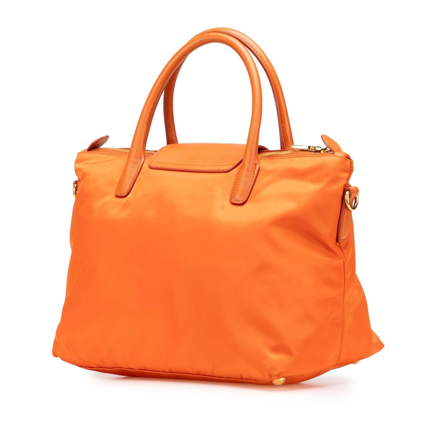 Prada Trimmed Tessuto Satchel Saffiano Satchel Bag Trimmed Tessuto Satchel