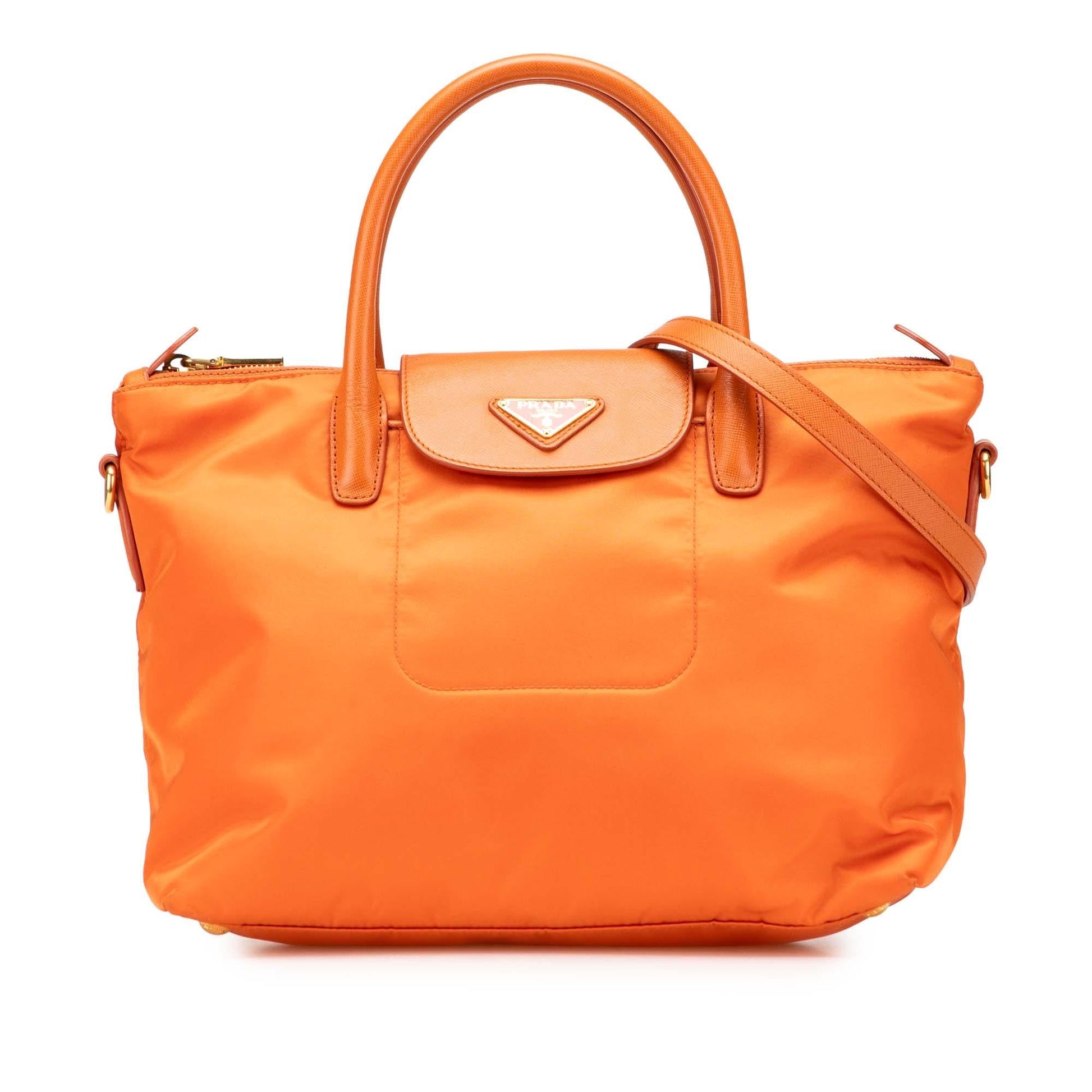 Prada Trimmed Tessuto Satchel Saffiano Satchel Bag Tessuto Satchel 1
