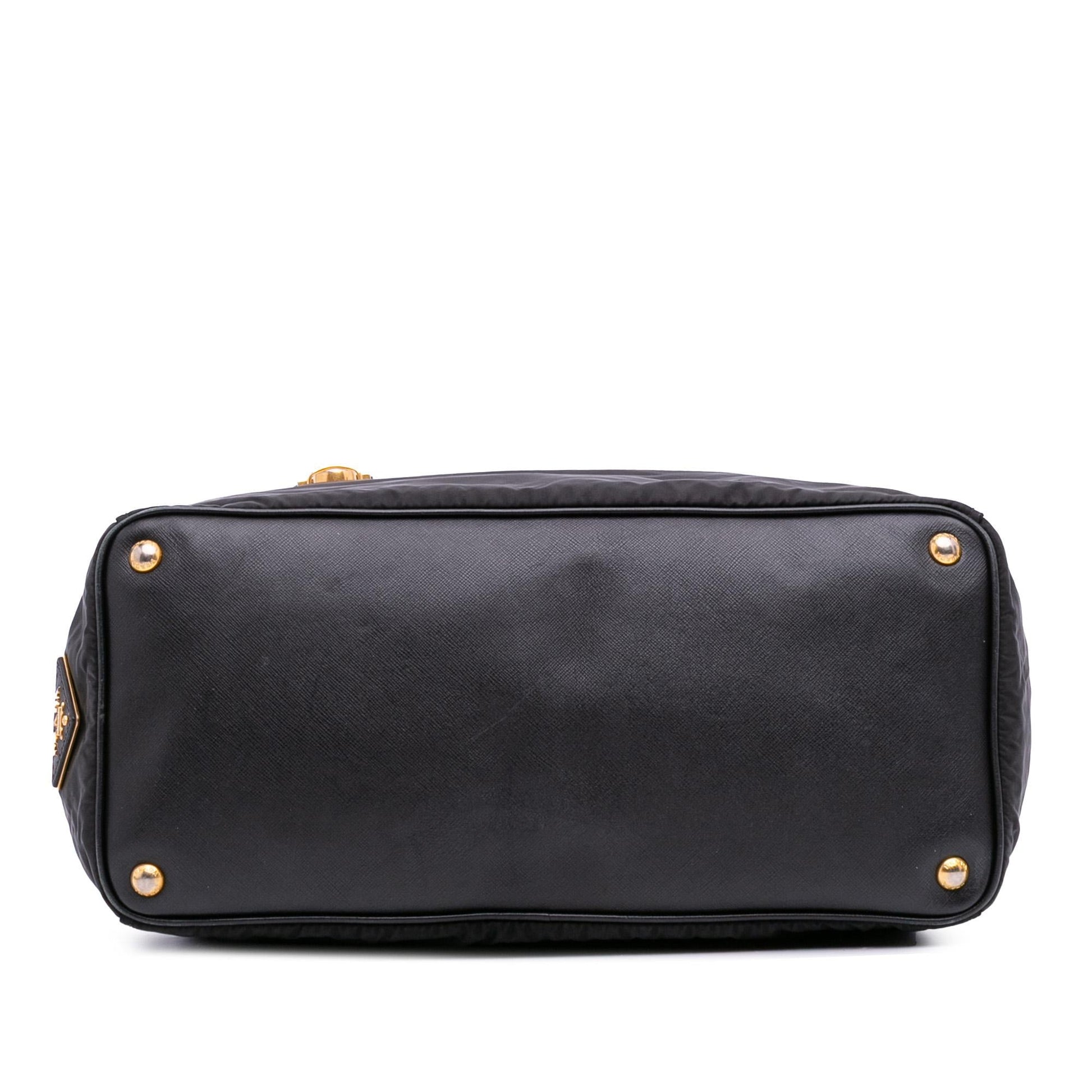 Prada Trimmed Tessuto Satchel Saffiano Satchel Bag Tessuto Satchel 3