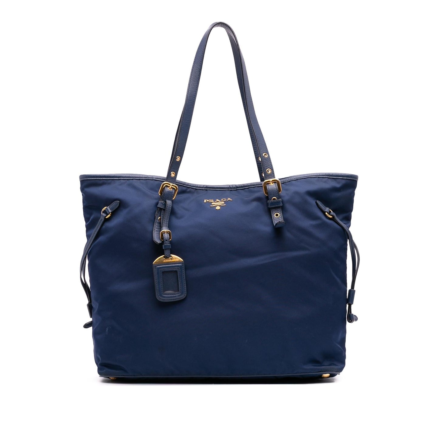 Prada Trimmed Tessuto Tote Saffiano Tote Bag