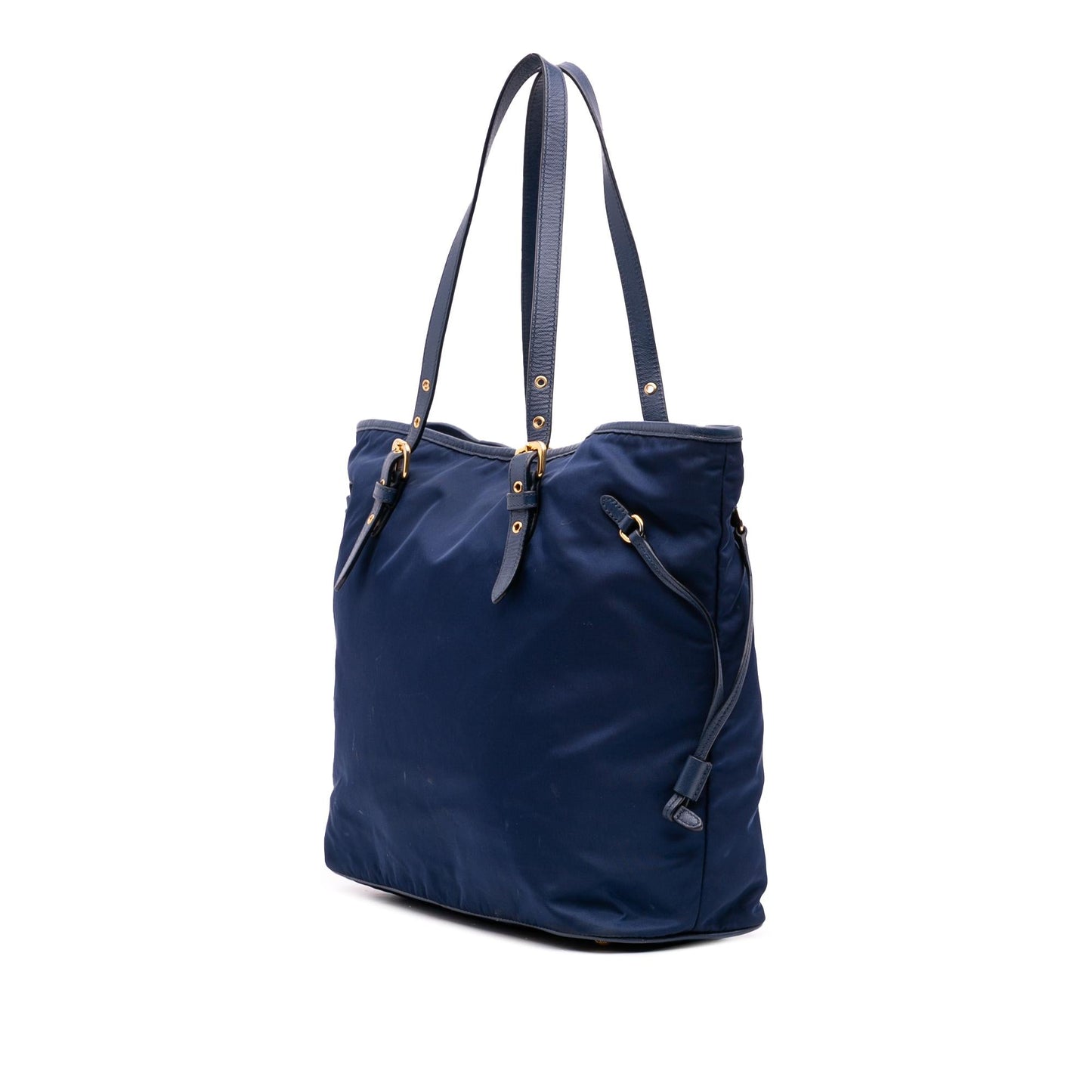 Prada Trimmed Tessuto Tote Saffiano Tote Bag