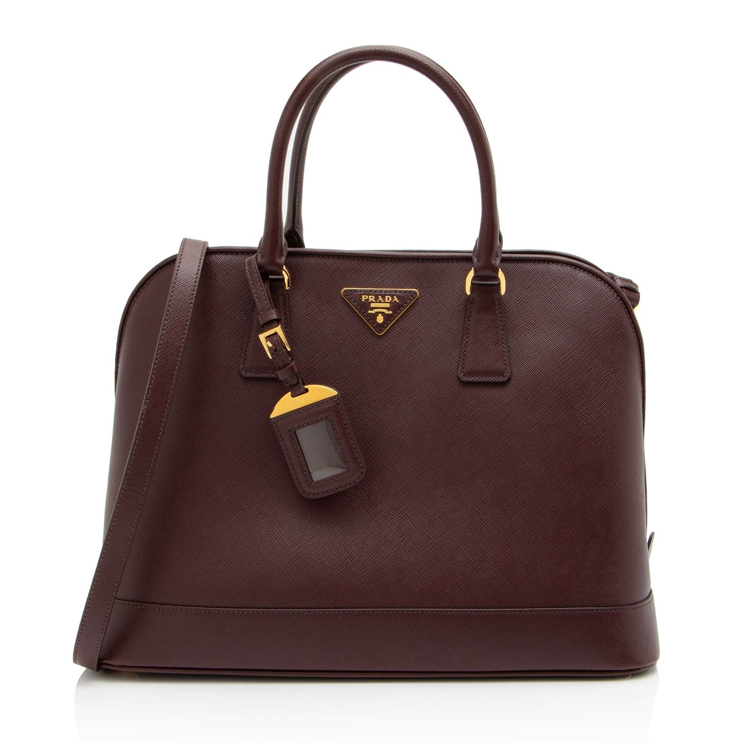 Prada Vernice Lux Promenade Satchel Saffiano Satchel Bag