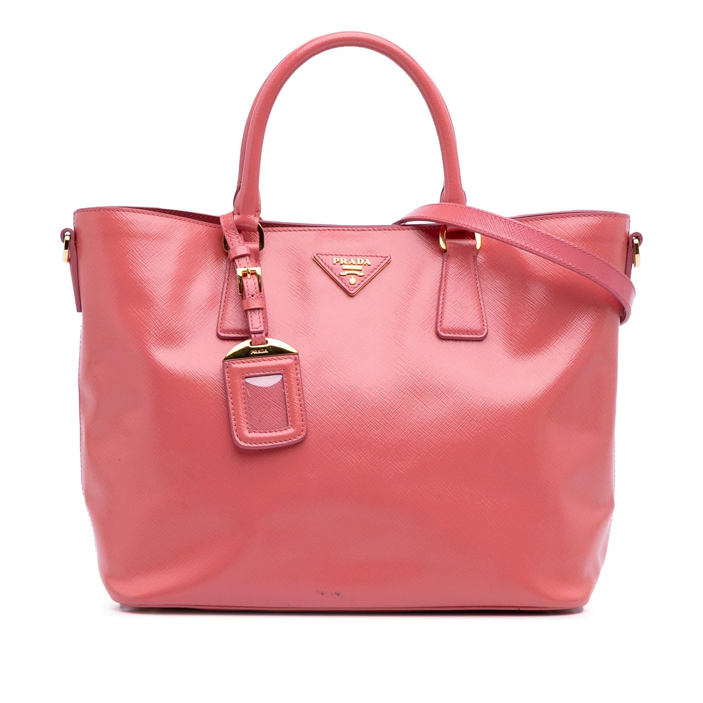 Prada Vernice Satchel Saffiano Satchel Bag