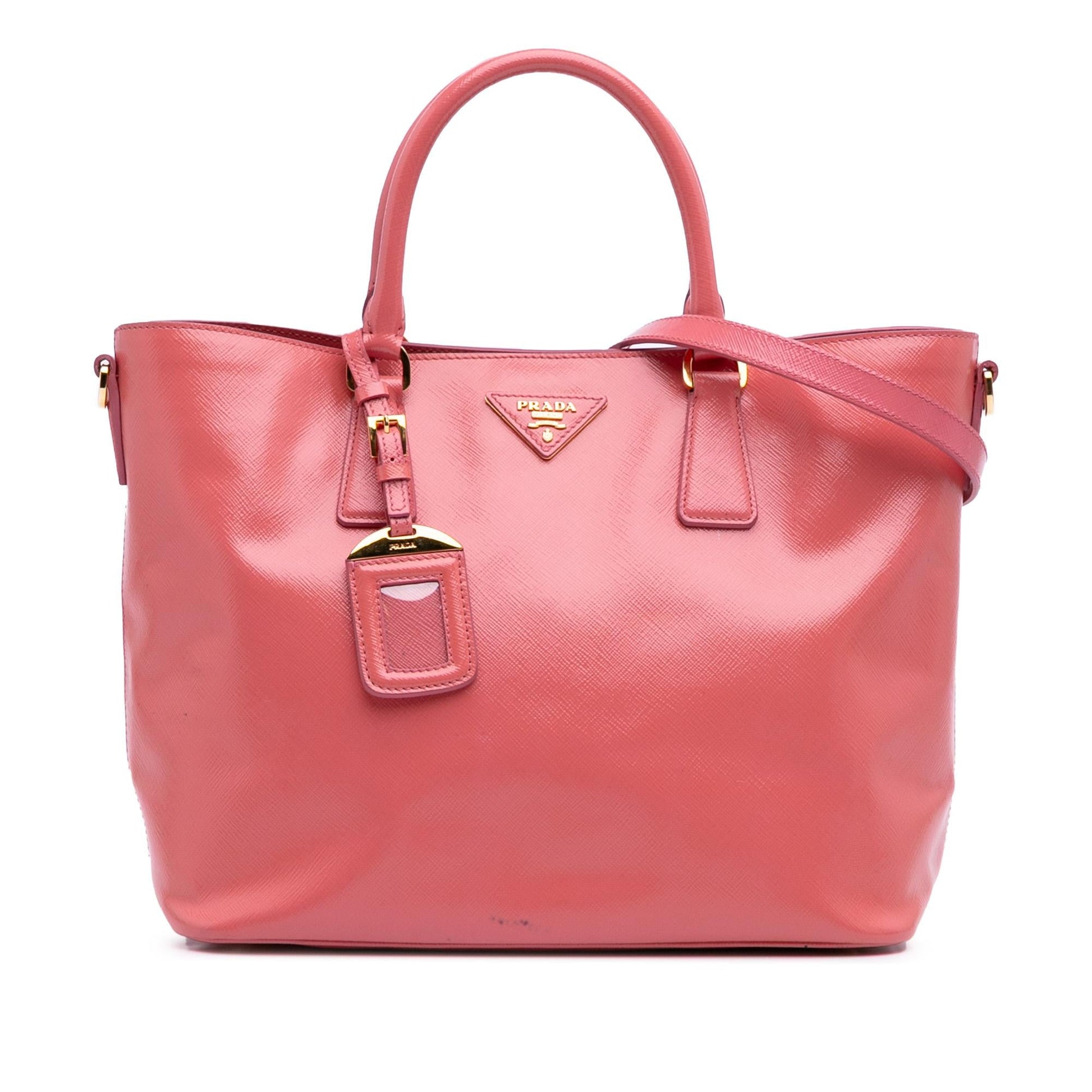 Prada Vernice Satchel Saffiano Satchel Bag