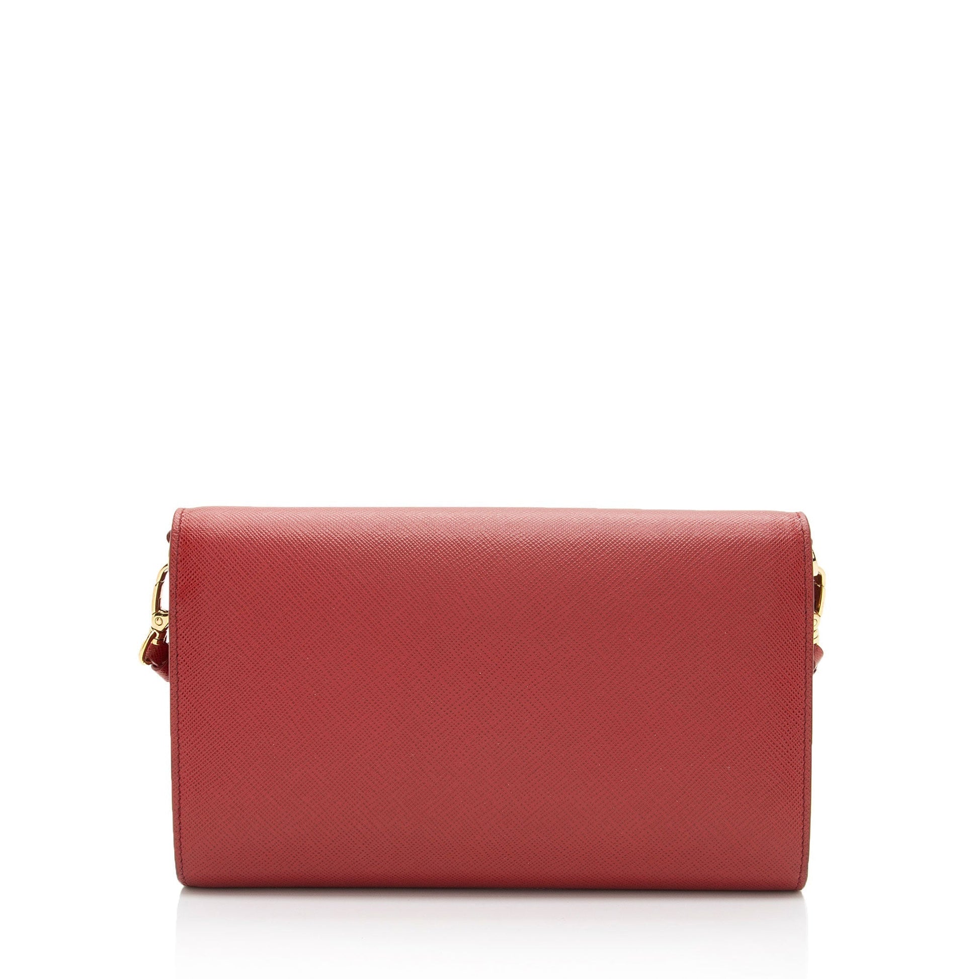 Prada Wallet On Bag Shf Yvfvnz Saffiano Chain Crossbody Bag