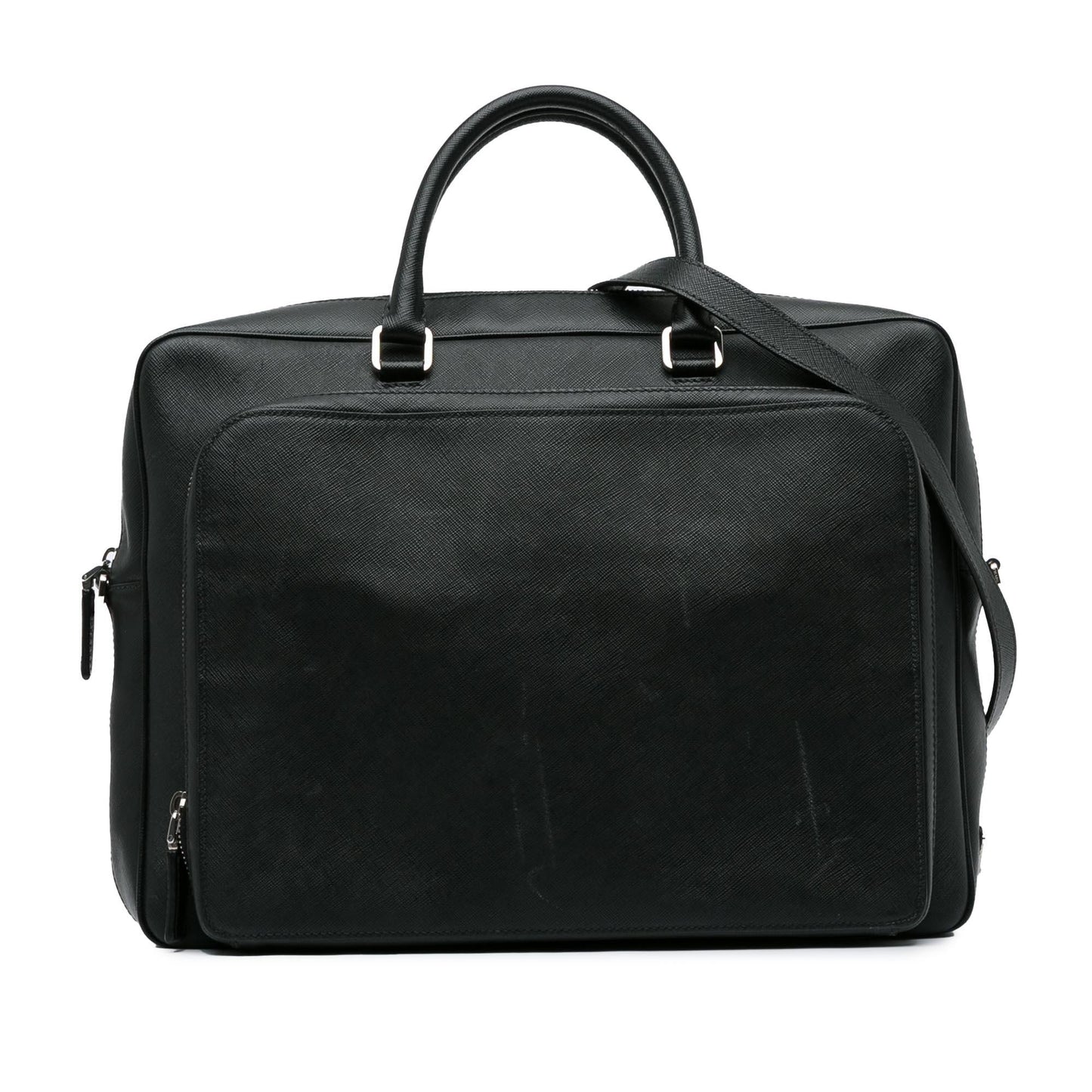 Prada Briefcase Shg 9Yo9Om Tote Bag Saffiano Zip