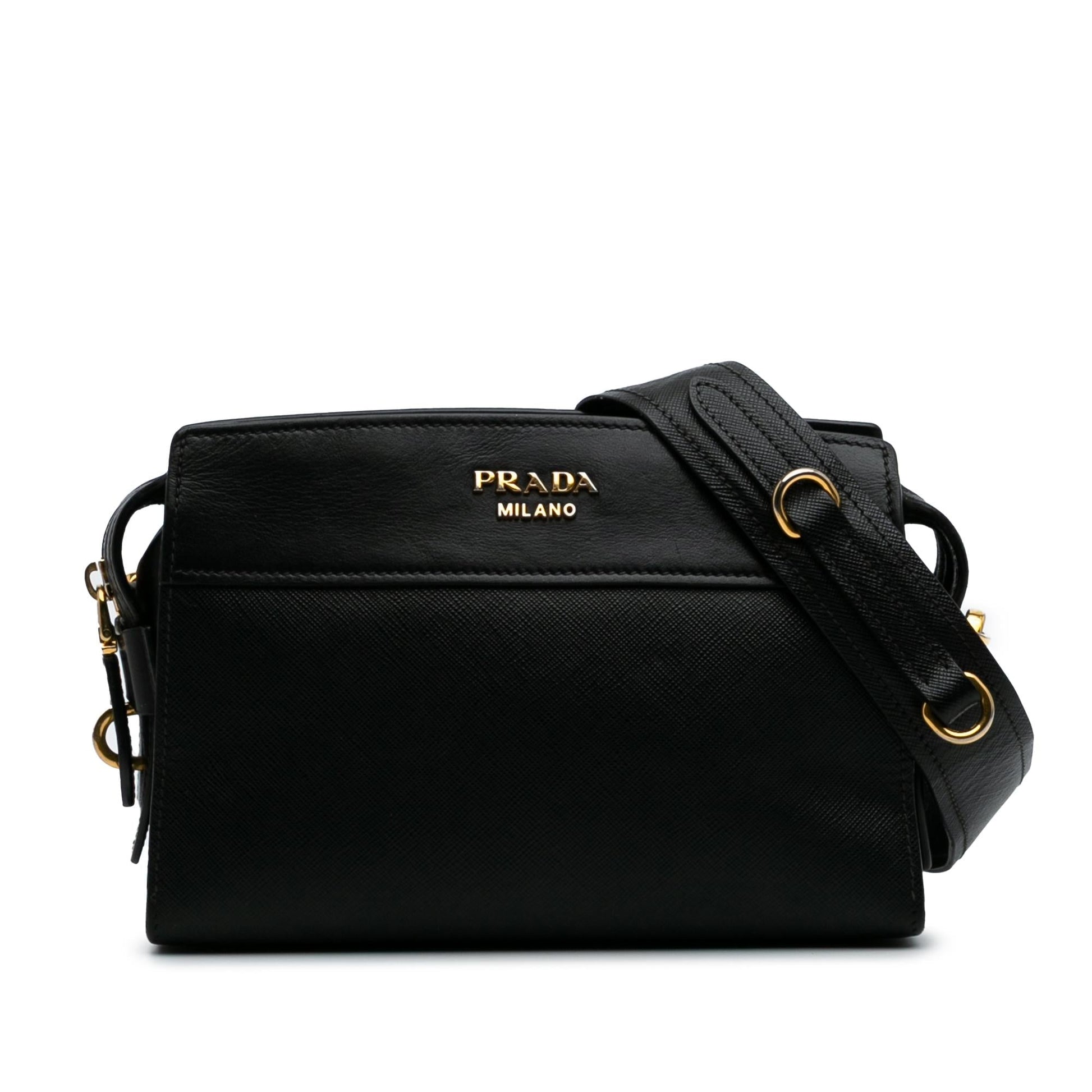Prada And City Calf Esplanade Crossbody Saffiano Crossbody Bag