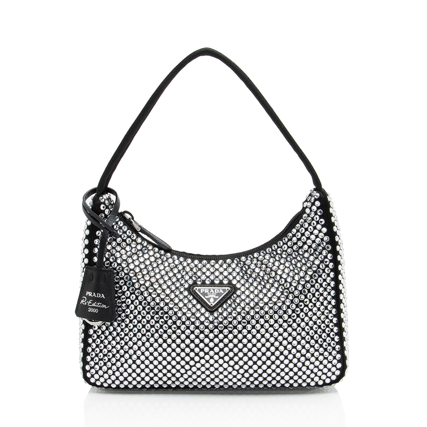 Prada Crystal Re Edition Bag Satin Mini Shoulder Bag 2000 Mini Bag