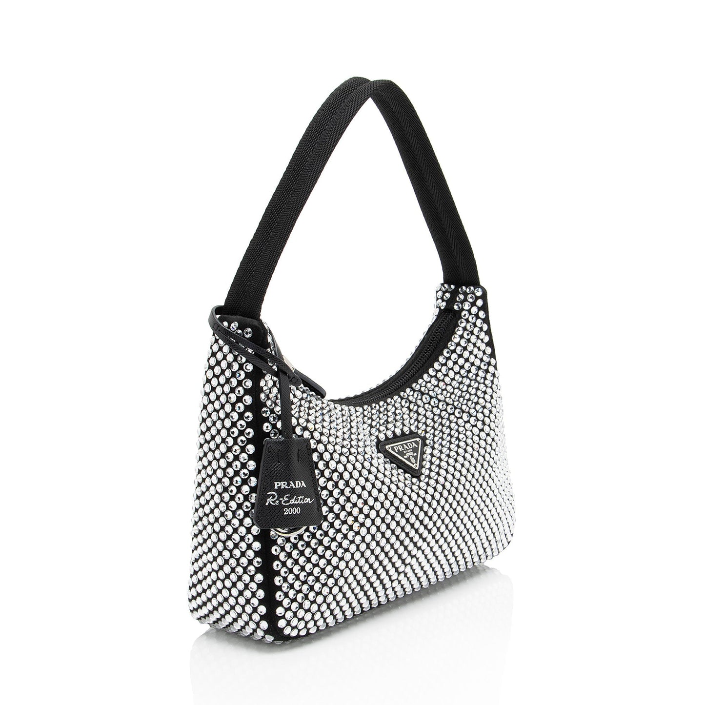 Prada Crystal Re Edition Bag Satin Mini Shoulder Bag 2000 Mini Bag